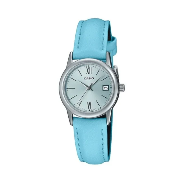 Casio Analog Leather Band Watch for Women - LTP-V002L-2B3UDF